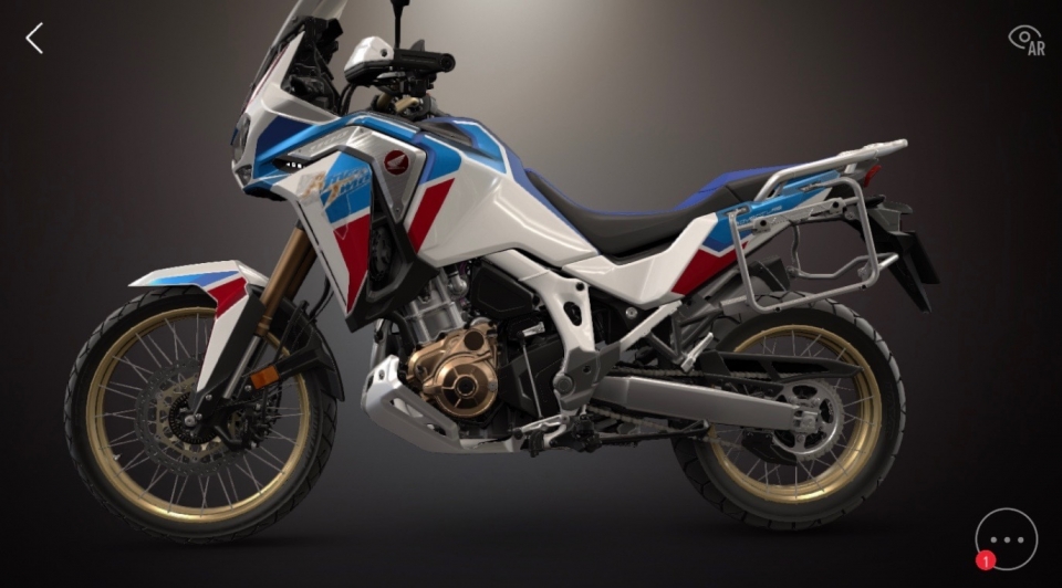 iOSアプリケーション Honda Motorcycles AR Experience 2020年モデル対応版 CRF1100L - HONDA  純正アクセサリー