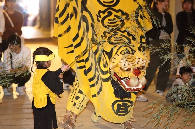白鳥神社　秋祭り　虎獅子　2019