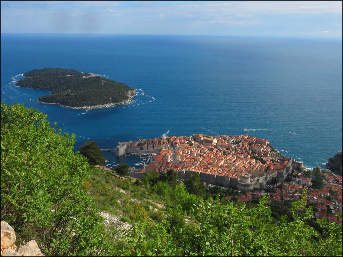 50）スルジ山からドブロヴニクは絶景の極み＠ドブロヴニク/クロアチア
