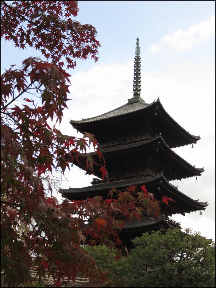 11．旅の最後に東寺と京都老舗弁当＠京都と奈良の紅葉旅