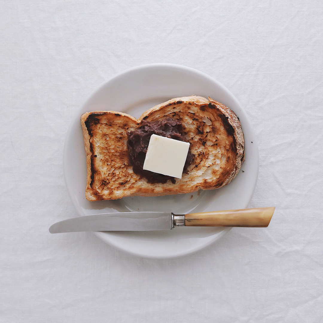 adzuki butter toast