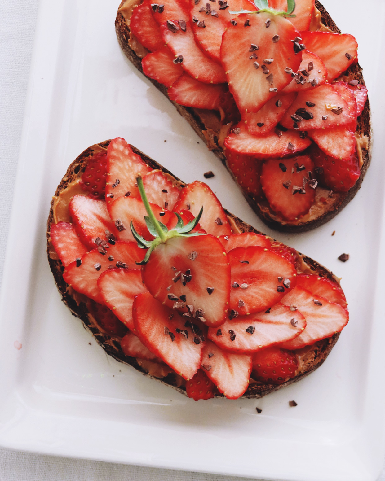 Strawberry toast