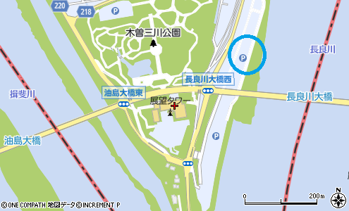 木曽三川公園　地図