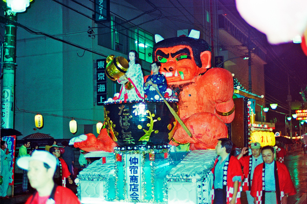 昭和58年（1983年）　第36回秦野たばこ祭　竿灯パレード2