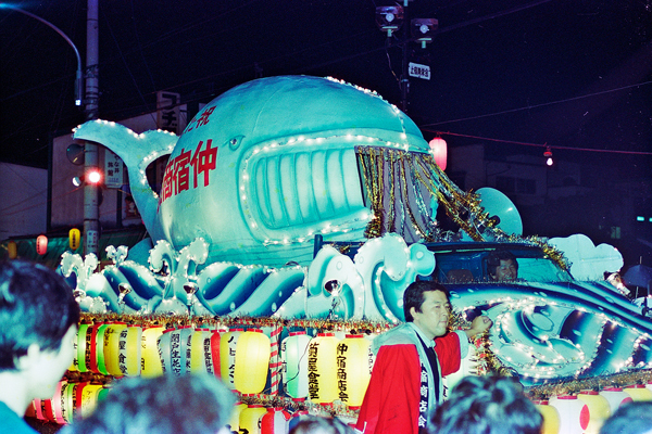昭和60年（1985年）　第38回秦野たばこ祭　竿灯パレード1