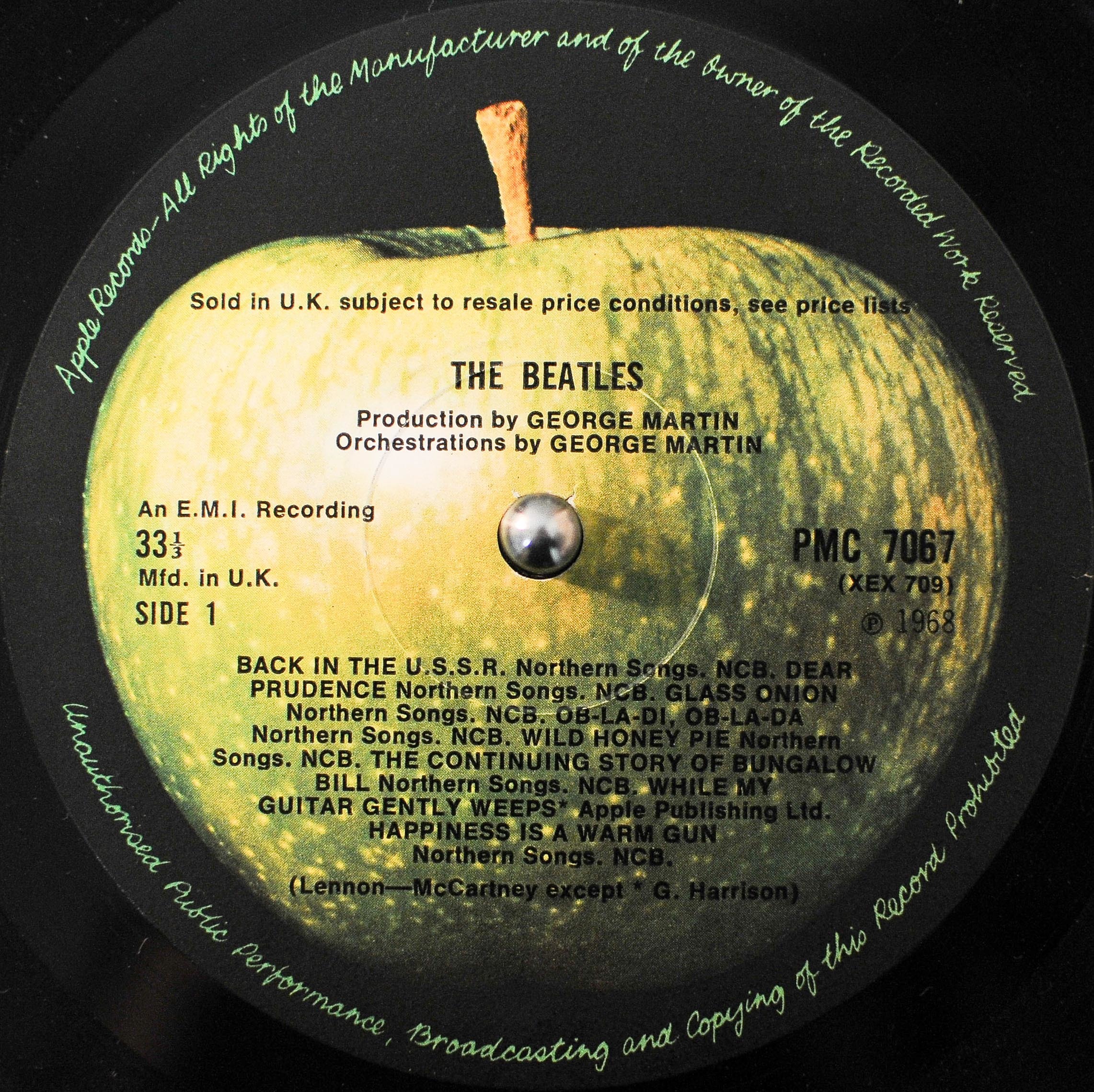 高級素材使用ブランド beatles UK オリジナル盤 アナログ