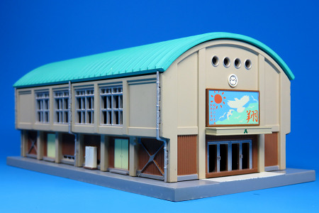 ジオコレ改造 中学校 体育館おもちゃ - 鉄道模型