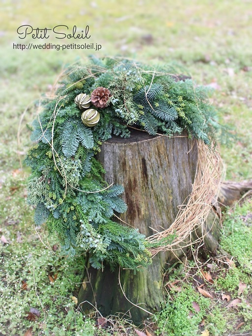 クリスマスリース　Christmas　wreath