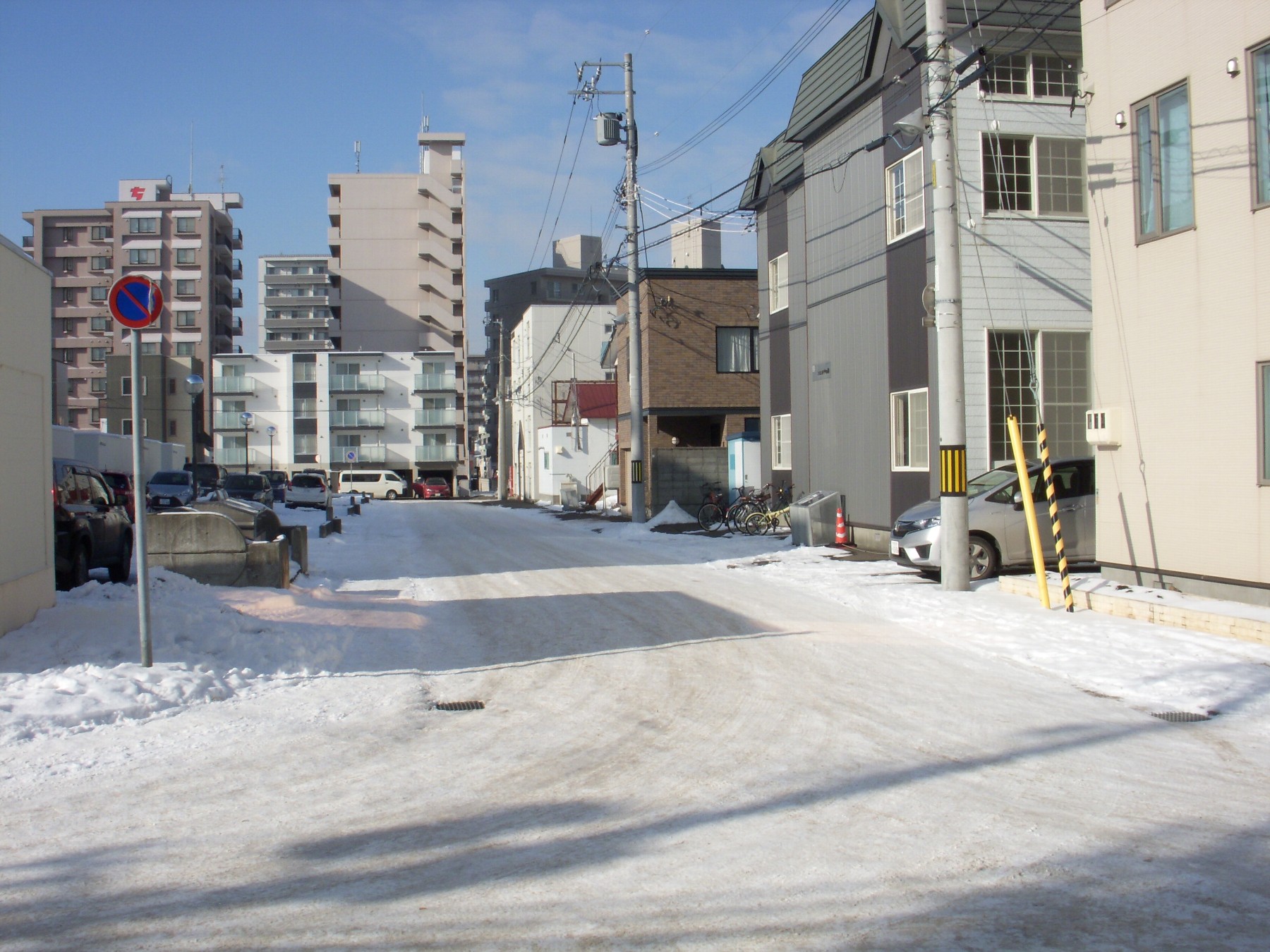 冬の散歩（札幌市豊平区）－１－