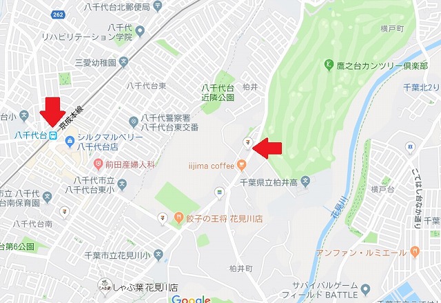 八千代台駅MAP